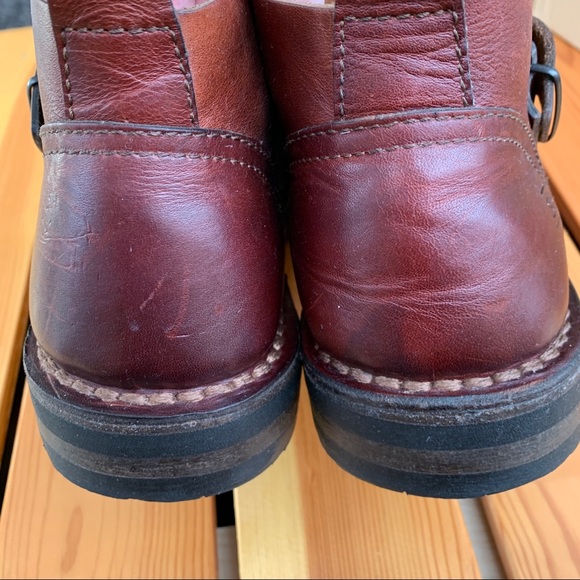 Vintage 1990's Stone Ridge brown leather ankle boots - Picture 3 of 17